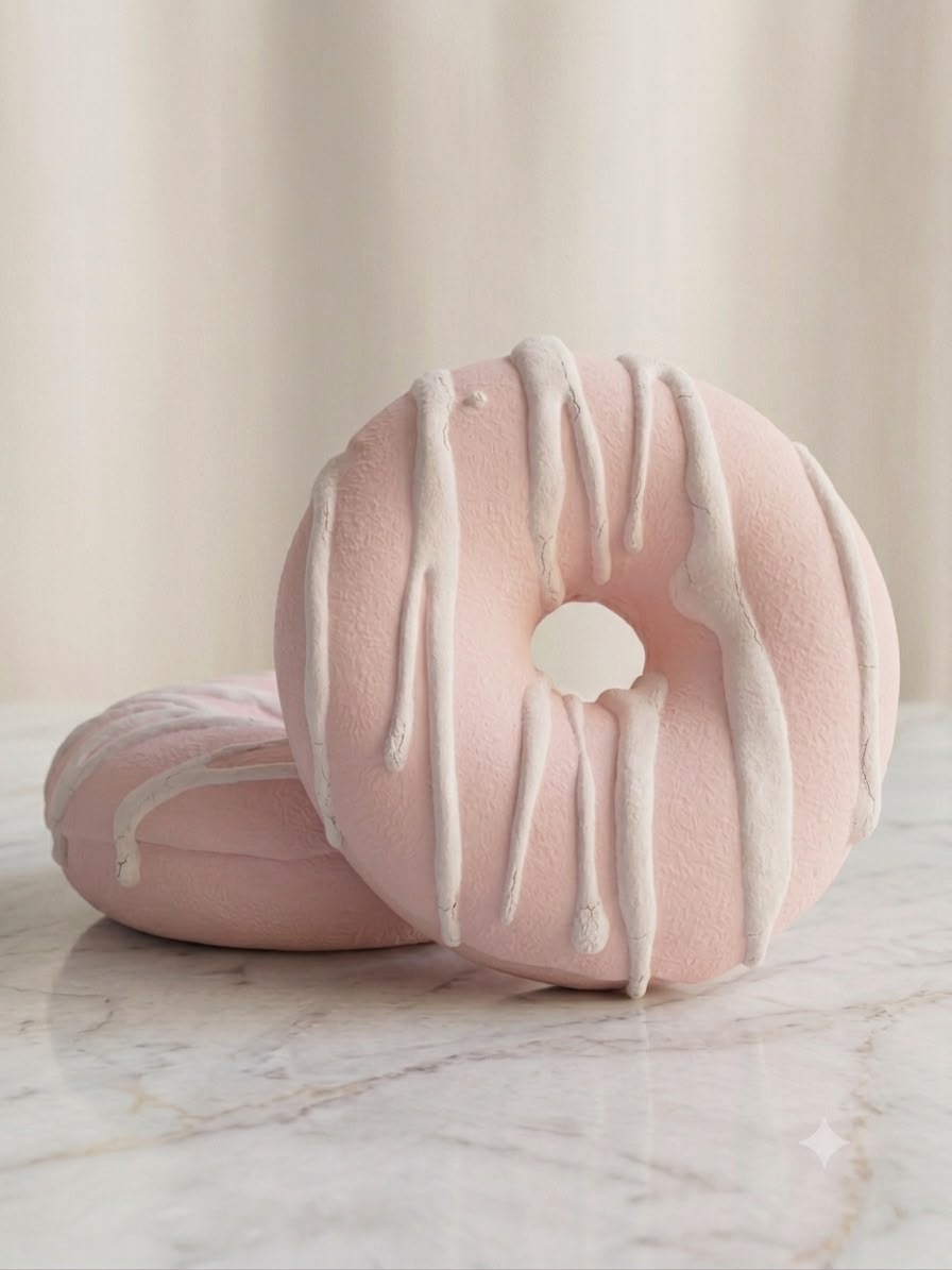 Rose Velvet Donut